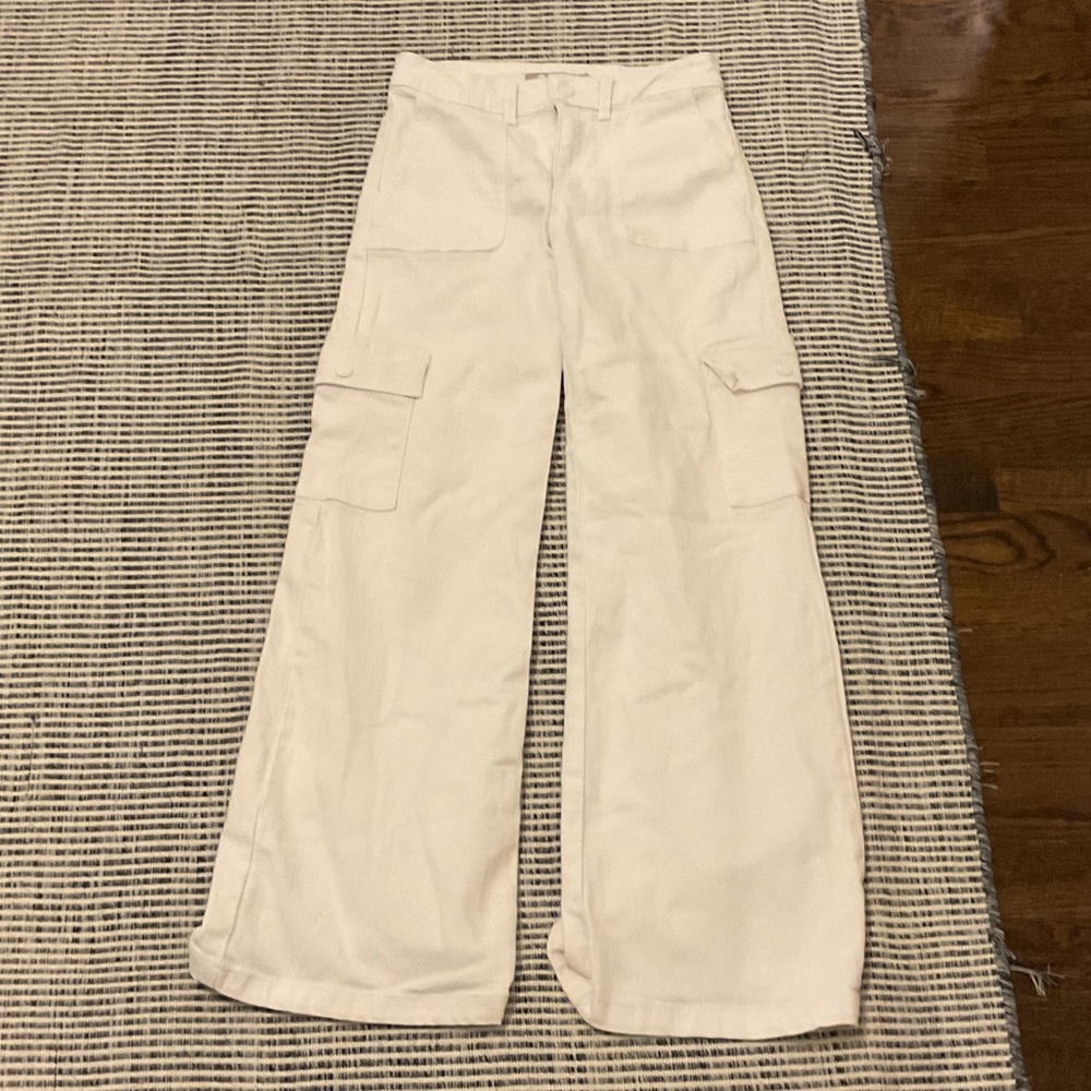 Girl Tractr White Cargo Pants